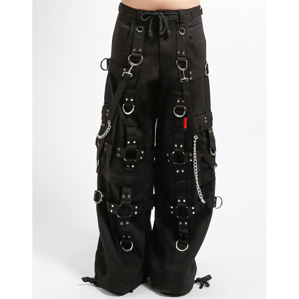 Tripp NYC - Harness Dark Street Wide leg trousers - Black